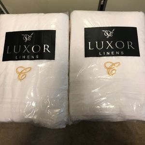 Two 3-piece Sets - Luxor Monogrammed towels